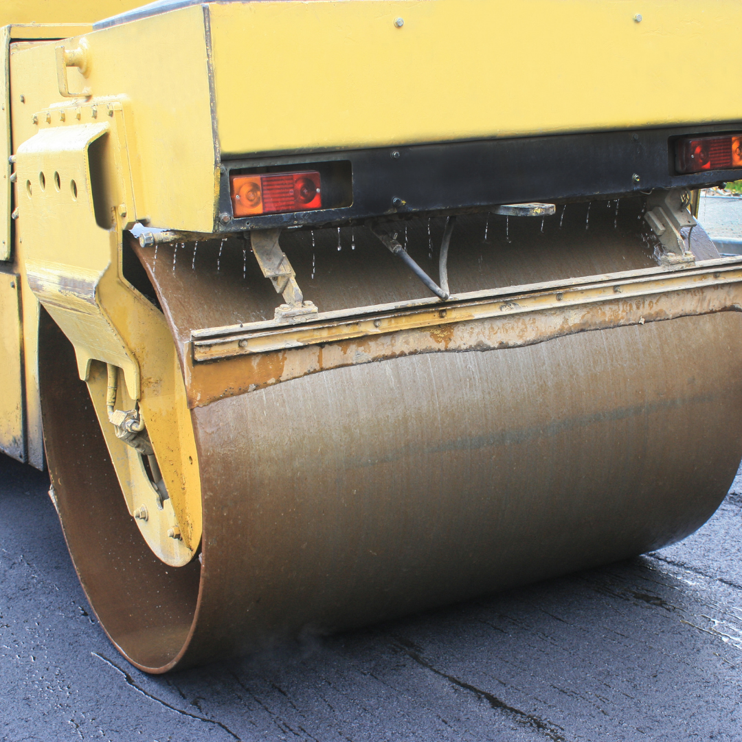 Photo of paving roller