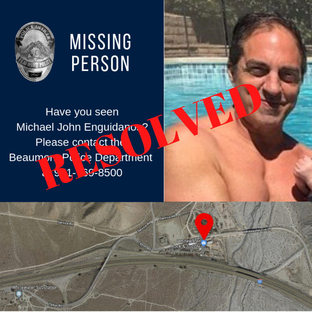 RESOLVED Missing Person Case