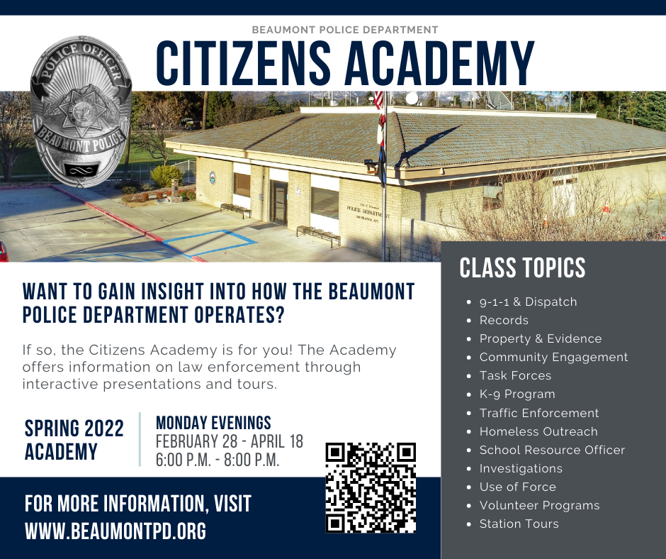 Citizens Academy Spring