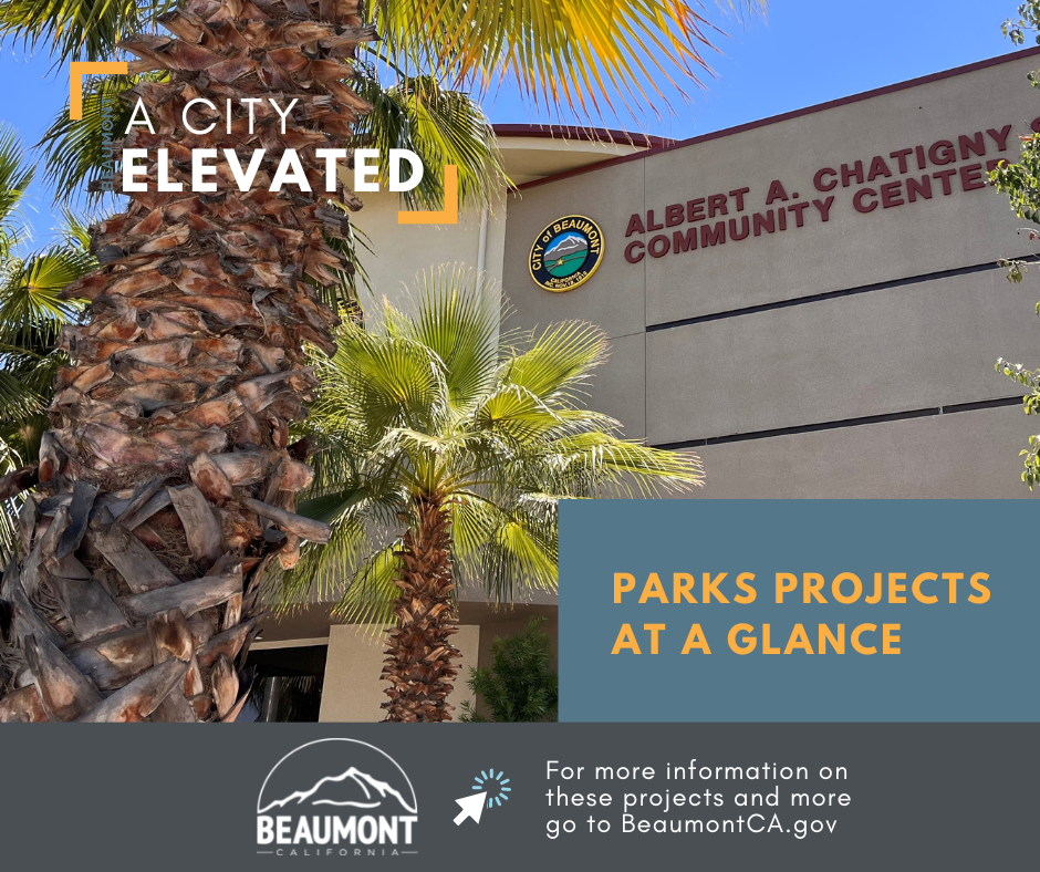 PARKS PROJECTS AT A GLANCE Graphic